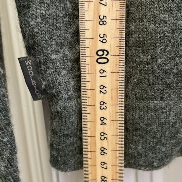 Woolrich - Two Toned Wool Blend Long Sleeve Polo - Green / Brown - Small - Picture 7 of 10